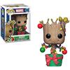 Funko Hasbro Guardiani della Galassia a Forma di Testa di Bambolina Groot Christmas Funko Pop No. 399 Vinyl 12cm