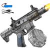 WIWOLER Pistola ad Acqua Elettrica, Pistola ad Acqua Automatica con Luci LED Colorate, Getto Continuo ad Alta Pressione Gittata 6-8m, Giocattolo Acquatico 300ml per Adulti Bambini e Feste in Piscina