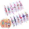 Tacobear 12 Pezzi Braccialetti Bambina Amicizia per Regalini Fine Festa Compleanno Unicorno Regolabile Intrecciati per Gadget