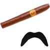 W WIDMANN MILANO Party Fashion JUMBO FINTA SIGARO AND BAFFI DA MESSICANO WILD WEST ACCESSORIO PER COSTUME