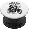 Shiba Inu DIGOR shop Shiba Inu giocare a calcio calcio giro moto DIGOR retrò PopSockets PopGrip Adesivo