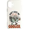 Retro Travel Car Camping Fridge 70s Sill Custodia per iPhone 16 Plus Don't Hate Me Cos I'm A Little Cooler - Divertente scatola per il ghiaccio da picnic