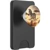 PM-Artistic La zebra nella savana Libertà nella natura PopSockets PopWallet per MagSafe