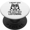 Cool Finnish Lapphund Fun Finnish Lapphu Cane Lapphund Finlandese Divertente Lapphund Finlandese PopSockets PopGrip Adesivo