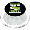 Funny Crocodile Hunter Costume Adult Des I coccodrilli mi rendono felice Tu non sei così divertente coccodrillo PopSockets PopGrip per MagSafe