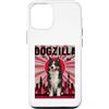 Bernese Mountain Puppy Lover PS Custodia per iPhone 12/12 Pro Divertente Retro Giapponese Dogzilla Bernese Mountain Dog Amante