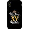 Mis Quince Nathalie Tees Custodia per iPhone X/XS Mis Quince Nathalie 15 Quinceanera Messicano Compleanno XV Festa