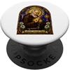 Holy Art San Padre Pio Cattolico Devozionale Gotico Mosaico Icona Arte PopSockets PopGrip Adesivo