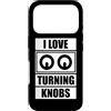 Tontechniker Outfit Veranstaltungstechni Custodia per iPhone 17 Pro I love turning knobs Sound Guy Toningegnere