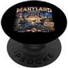 Maryland U.S.A. 250th Anniversary by NLT USA 250° Anniversario Maryland Pride PopSockets PopGrip Adesivo