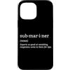 Pigboat Combat Open Sea Veteran Ocean De Custodia per iPhone 13 Pro Max Sottomarino sottomarino sommergibile a propulsione nucleare
