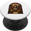 Holy Art Ha preso i cinque pani e i due pesci Gesù Mosaico Art PopSockets PopGrip Adesivo