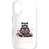 Bookworm Raccoon Reading Healing Custodia per iPhone 17 Leggere invece di guarire carino procione amante dei libri