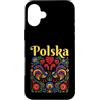 Poland Heritage Gifts Co Custodia per iPhone 16 Plus Polonia Polska Pride Retro Vintage Heritage Design