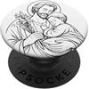 Inspiring Catholic for Every Occasion San Giuseppe cattolico San Padre giorno design PopSockets PopGrip Adesivo