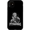Ancient Greek Math Geometry Philosopher Custodia per iPhone 11 Teorema di Pitagora Matematica Insegnante Geometria Algebra