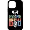 Rare Disease Warrior Gifts for Women and Custodia per iPhone 13 Pro Max Mese di sensibilizzazione sulle malattie rare Zebra febbraio Malattia rara