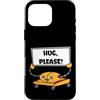 Emotional Robotics Custodia per iPhone 16 Pro Max Robot Abbraccio Richiesta Segno Carino Bizarre