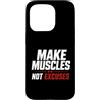 IronFit Workout Motivation Custodia per iPhone 15 Pro Fare muscoli non scuse palestra allenamento fitness