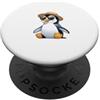 Timowo Studio Pinguino Estate Illustrazione Dolce PopSockets PopGrip Adesivo
