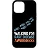 Rare Disease Warrior Gifts for Women and Custodia per iPhone 12 Pro Max Mese di sensibilizzazione sulle malattie rare Zebra febbraio Malattia rara