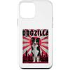 Border Collie Puppy Lover PS Custodia per iPhone 12 mini Divertente retrò giapponese Dogzilla Border Collie amante dei cani