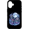 Kawaii Pigeon Club Custodia per iPhone 16 Kawaii Pigeon Funny Moon Storm Meme Meme Bird Art