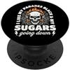 (ON BACK) Emo Goth Punk I Like My Parade I Like My Parades Black And My Sugars Going Down Emo Goth PopSockets PopGrip Adesivo