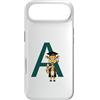 Timowo Studio Custodia per iPhone Air Giraffa Diploma Lettera A Alfabeto Animale