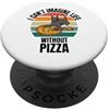 Retro Pitbull I Can't Imagine Life Witho Simpatico cane Pitbull retrò Non riesco a immaginare la vita senza pizza PopSockets PopGrip Adesivo