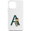 Timowo Studio Custodia per iPhone 13 Pro Max Giraffa Diploma Lettera A Alfabeto Animale