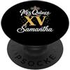 Mis Quince Samantha Tees Mis Quince Samantha 15 Quinceanera Messicano Compleanno XV Sam PopSockets PopGrip Adesivo