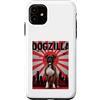 Boxer Puppy Lover PS Custodia per iPhone 11 Divertente retrò giapponese Dogzilla Boxer amante dei cani