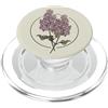Cottagecore Naturalist Plant Design for Fiore di fiori di campo grafico botanico lilla PopSockets PopGrip per MagSafe