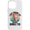 Retro Pig I Can't Imagine Life Without B Custodia per iPhone 14 Pro Max Simpatico maiale retrò Non riesco a immaginare la vita senza Bubble Tea