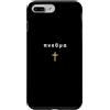 33ANDME Jesus King Christian Faith minim Custodia per iPhone 7 Plus/8 Plus PNEUMA Citazione greca Spirito Soffio Vitale con croce Gesù