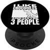 Funny Crocodile Hunter Costume Adult Des Mi piacciono i coccodrilli e forse 3 persone Coccodrillo divertente PopSockets PopGrip Adesivo