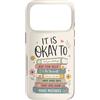 Books Over People Co Custodia per iPhone 17 Pro Va bene sentire i tuoi sentimenti leggere i libri