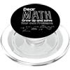 Dear Math Grow Up and Solve Your Own Pro Cara matematica, cresci e risolvi i tuoi problemi Algebra Lines PopSockets PopGrip per MagSafe