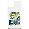 Caffeinated Frog Humor Vibes Custodia per iPhone 13 Frog Hopping On Caffeina Coffee Lover