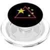 China Asia country Beijing Shanghai Chin Cina Stelle in Triangolo PopSockets PopGrip per MagSafe