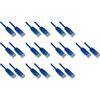 LINK LK6U0025BS10 - cavo rete categoria 6 non schermato utp colore blu halogenfree mt 0,25 slim confezione da 10 pezzi