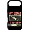 Soccer Defense Gifts Co Custodia per iPhone Air Il mio obiettivo è negare il design del portiere di calcio