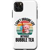 Retro Pig I Can't Imagine Life Without B Custodia per iPhone 11 Pro Max Simpatico maiale retrò Non riesco a immaginare la vita senza Bubble Tea