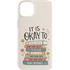 Books Over People Co Custodia per iPhone 14 Plus Va bene sentire i tuoi sentimenti leggere i libri