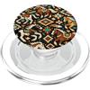 Gifts For Horse Lovers and Equestrian En Simpatico motivo con cavalli selvaggi del sud-ovest dei nativi americani PopSockets PopGrip per MagSafe