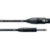 Cordial - Cavo Microfono 5 m XLR Femmina → Jack TS 6,3 mm Bilanciato con Connettori Neutrik (CPM 5 FP)