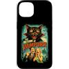Halloween Vintage Spooky Retro Film Post Custodia per iPhone 13 Ritorno di Vampurr | B-Movie divertente gatto vampiro horror anni '80