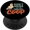 Coop Protector Fowl Farm Pollo determinato che guardia Coop Farm Fowl PopSockets PopGrip Adesivo