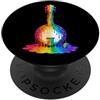 Orchestra-Musica-Strumento Accessori Reg Drip-Painting-Art 80s 90s Banjo Suonatore banjo Music Banjo PopSockets PopGrip Adesivo